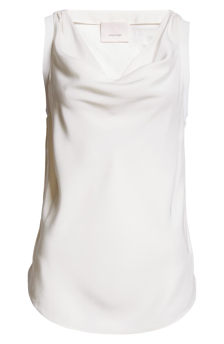 Cinq à Sept Olsen Sleeveless Silk Top, Alternate, color,