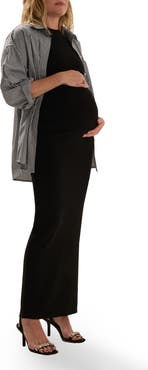 Favorite Daughter Maternity Foundation Midi Skirt