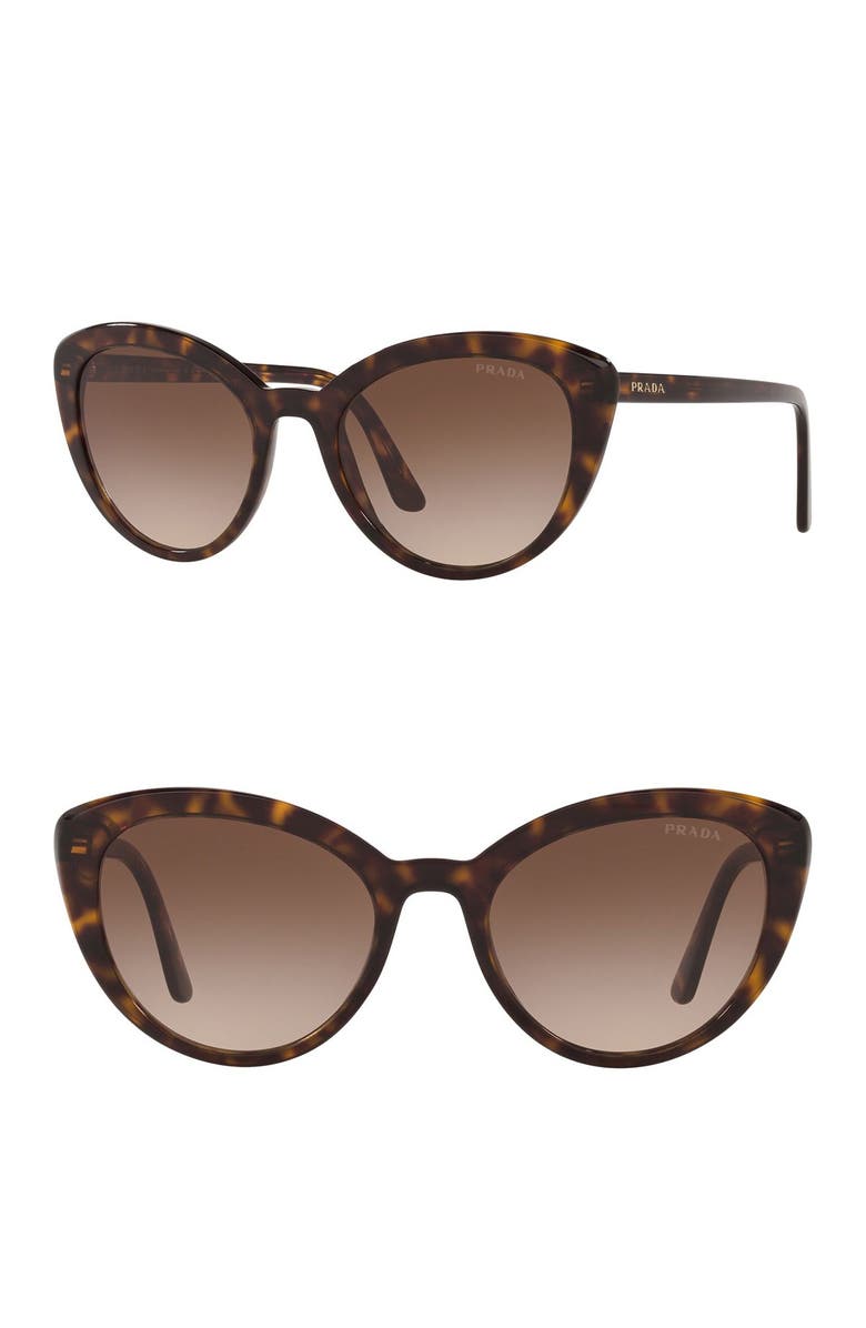 Prada 54mm Cat Eye Sunglasses, Main, color,