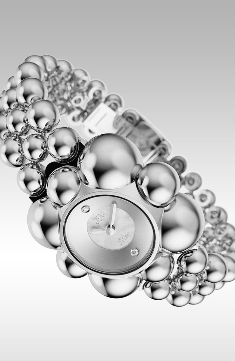 JBW x Luar Atmosphere Two-Tone Bracelet Watch, 30mm, Alternate, color, Stainless Steel