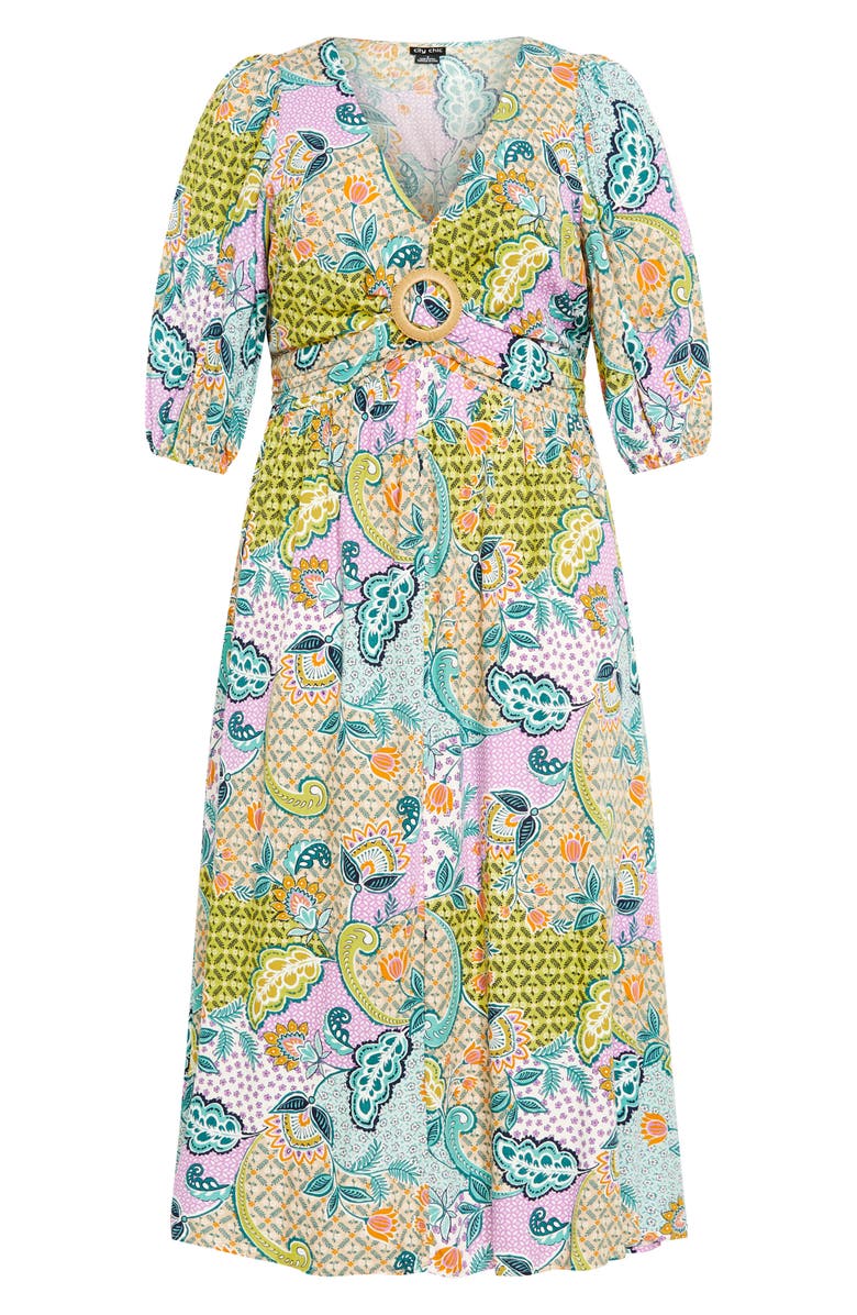 City Chic Daydream Floral Maxi Dress, Alternate, color,