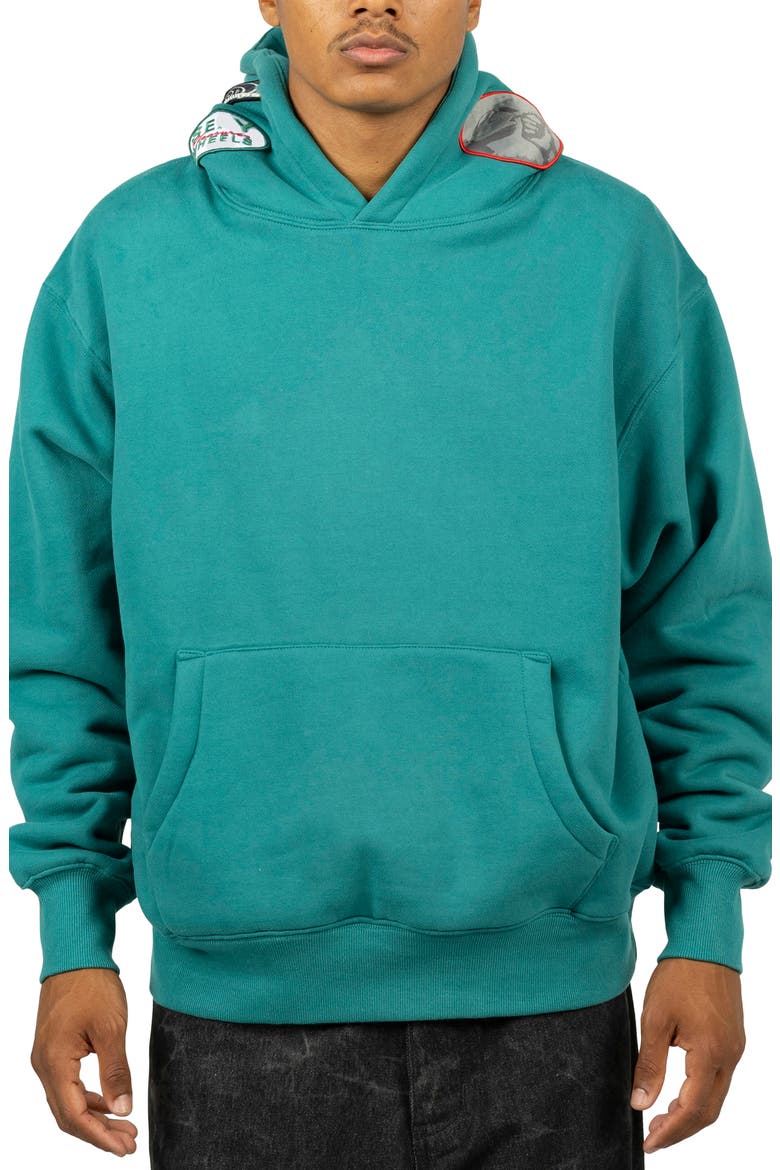 Worms Hoodie, Main, color, GREEN