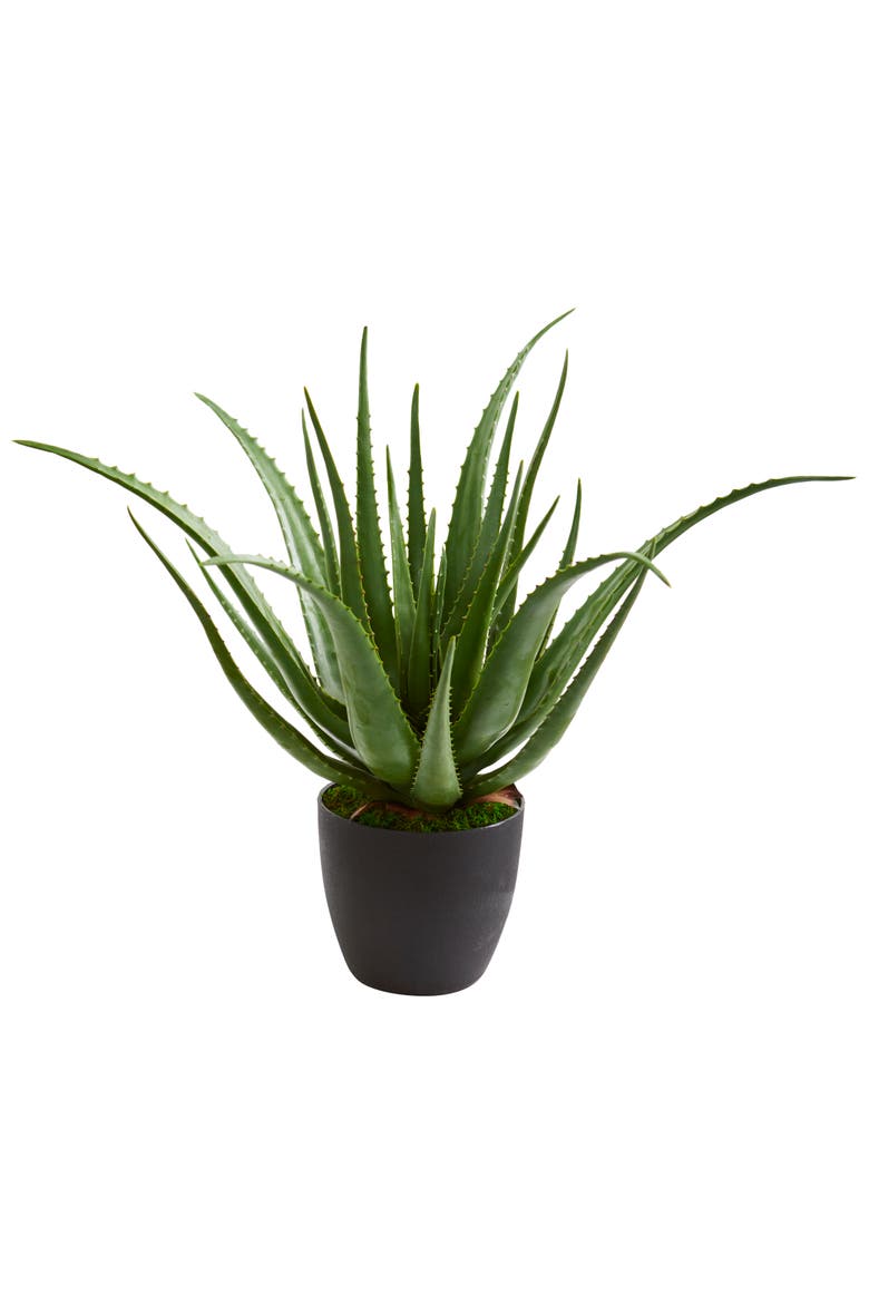 Aloe Artificial Plant, Main, color, Green
