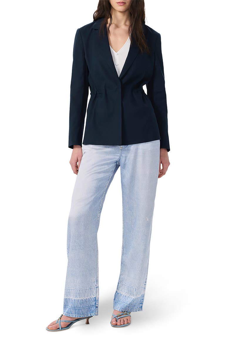 rag & bone Spencer Linen Blend Blazer, Alternate, color, Sal