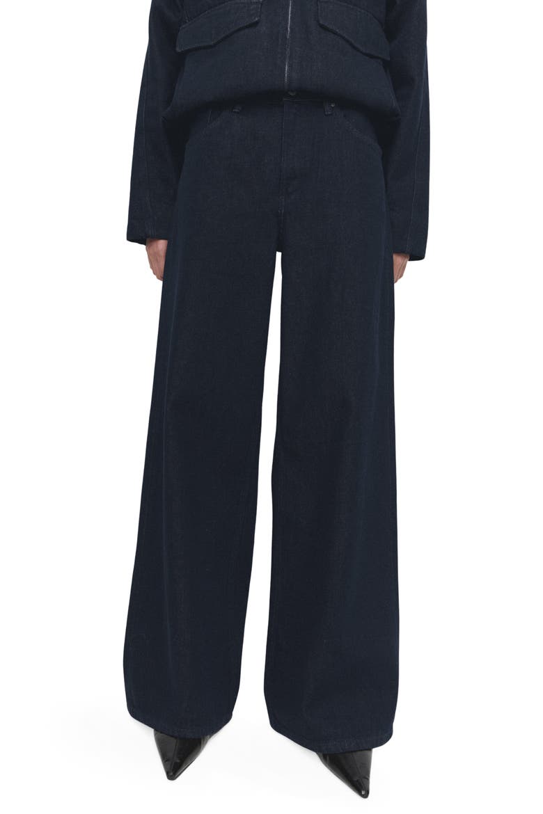 High Waist Wide Leg Jeans, Main, color, OPEN BLUE