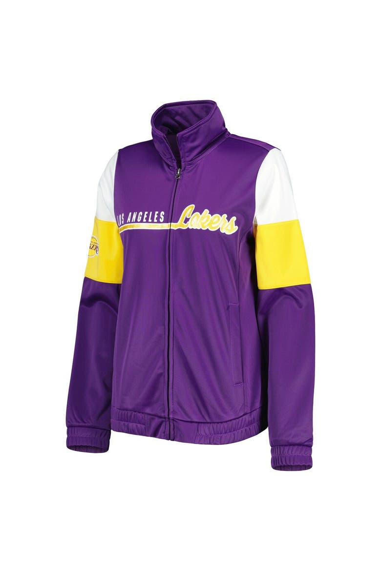 Women's G-III 4Her by Carl Banks Purple Los Angeles Lakers Change Up Full-Zip Track Jacket, Alternate, color, Purple