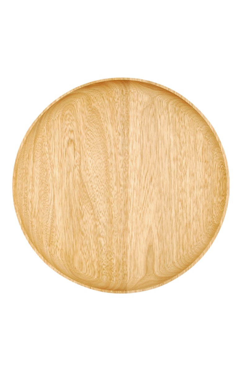 Chechen Wood Design Rosa Morada Wooden Base Platter, Alternate, color, Natural