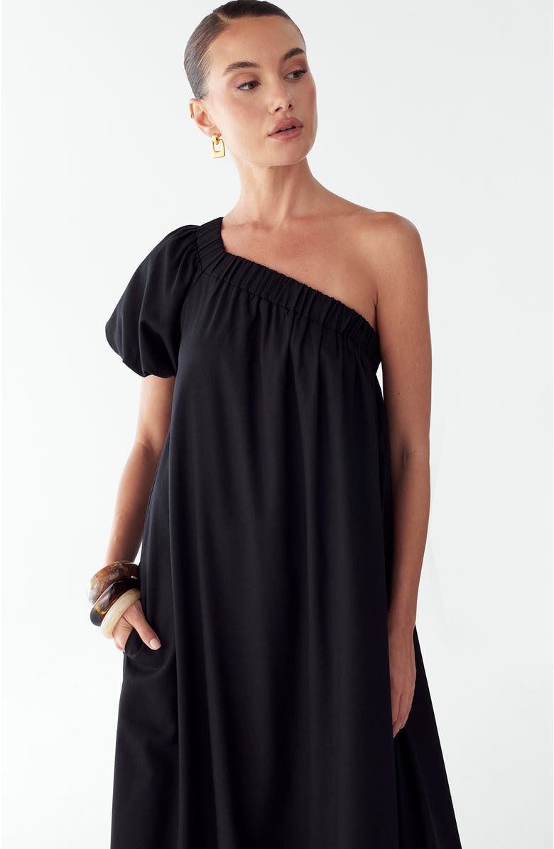 ST MRLO Jolie Maxi Dress, Alternate, color, Black