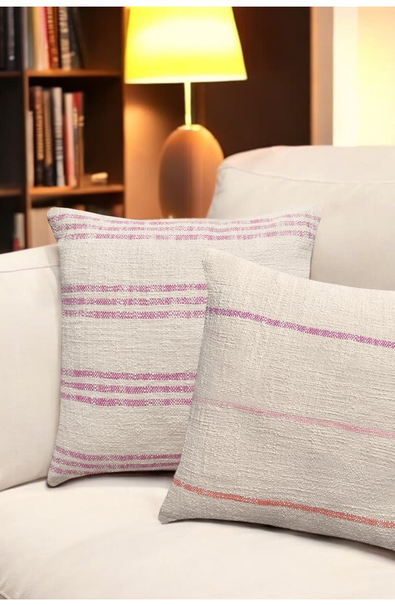 Pillowpia Jolie Pillow Cover, Alternate, color, Petunia