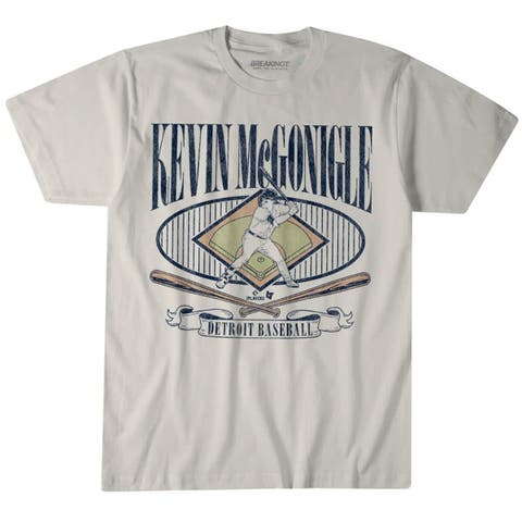 Unisex BreakingT Kevin McGonigle Cream Detroit Tigers T-Shirt