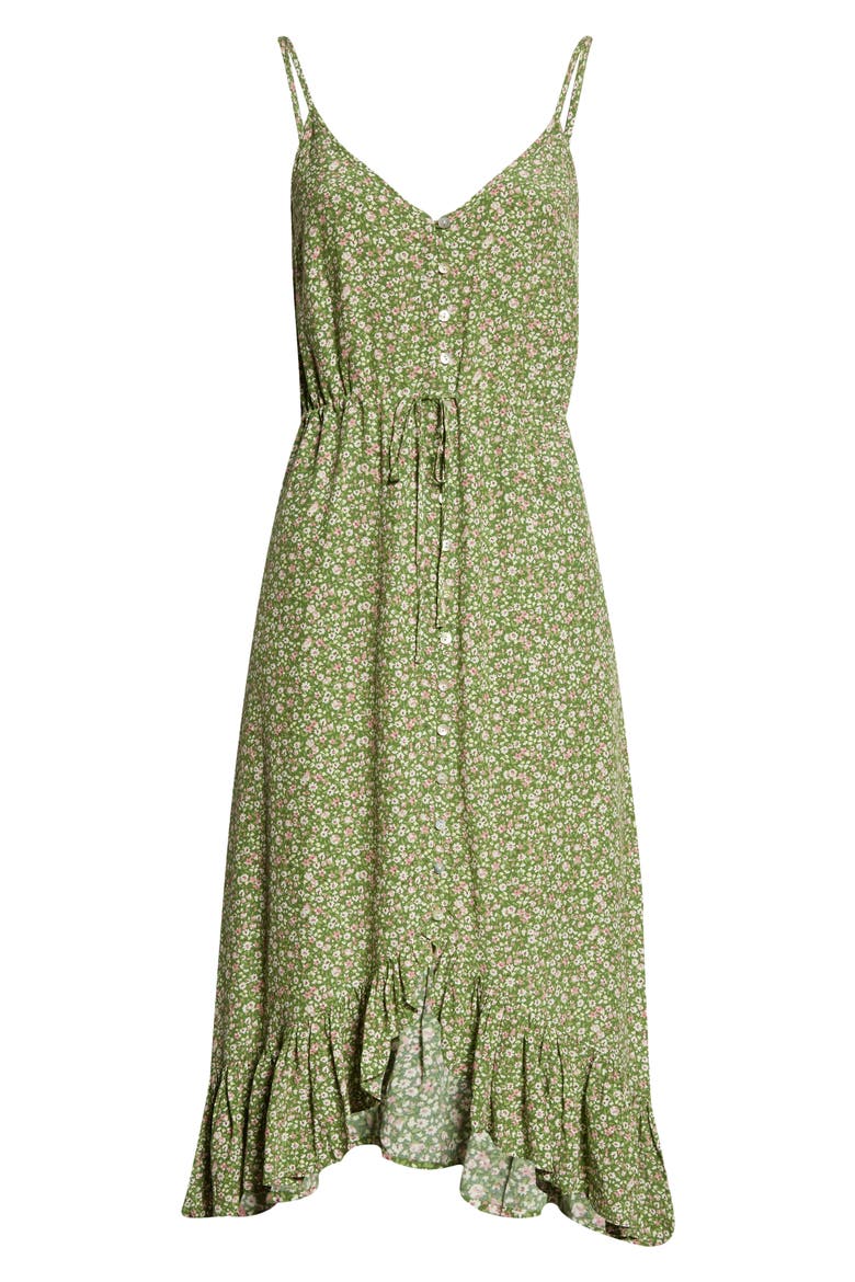 Frida High/Low Sundress, Alternate, color, JUNIPER