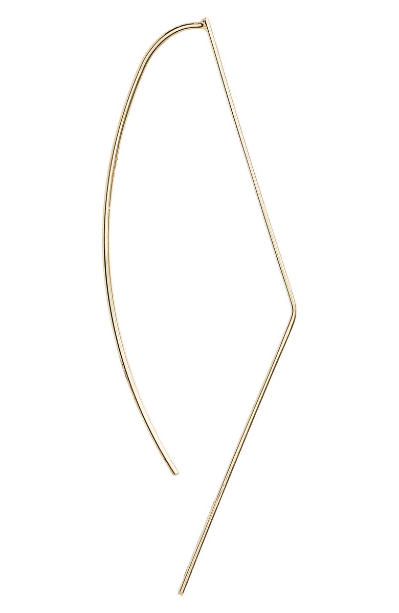 LANA Flat Geometric Hooked On Hoop Earrings, Alternate, color,