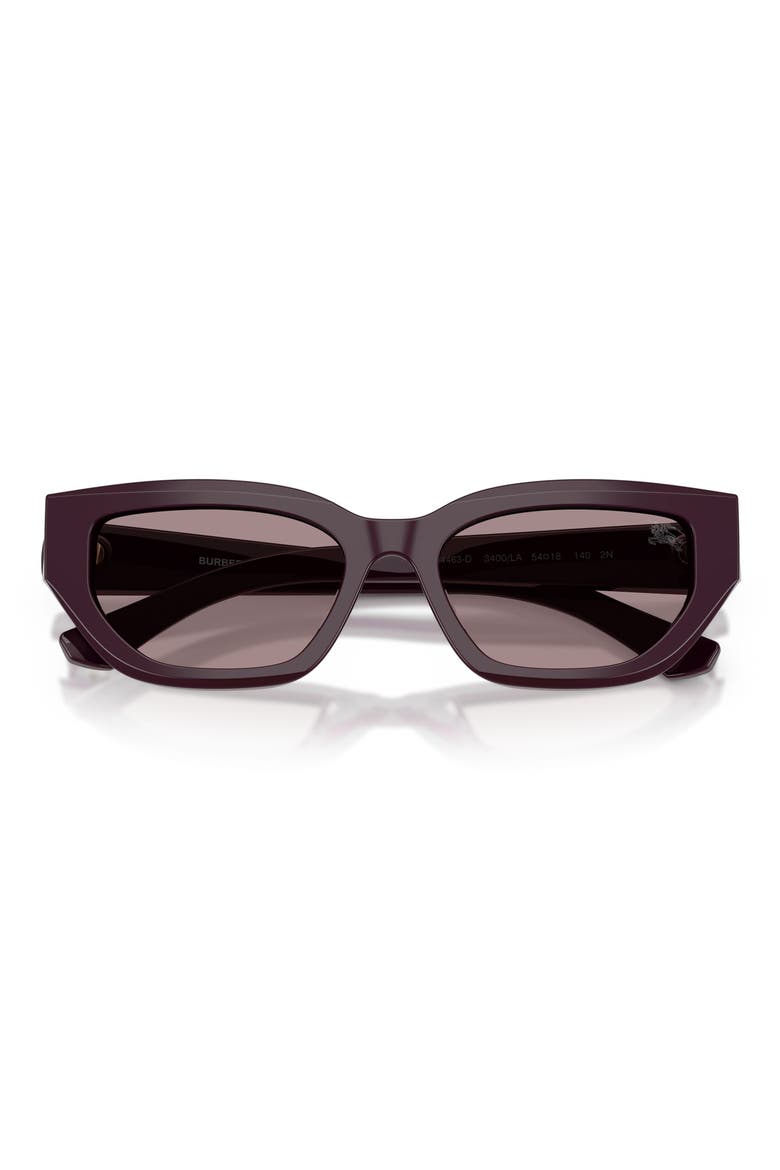 54mm Irregular Sunglasses, Alternate, color, VIOLET