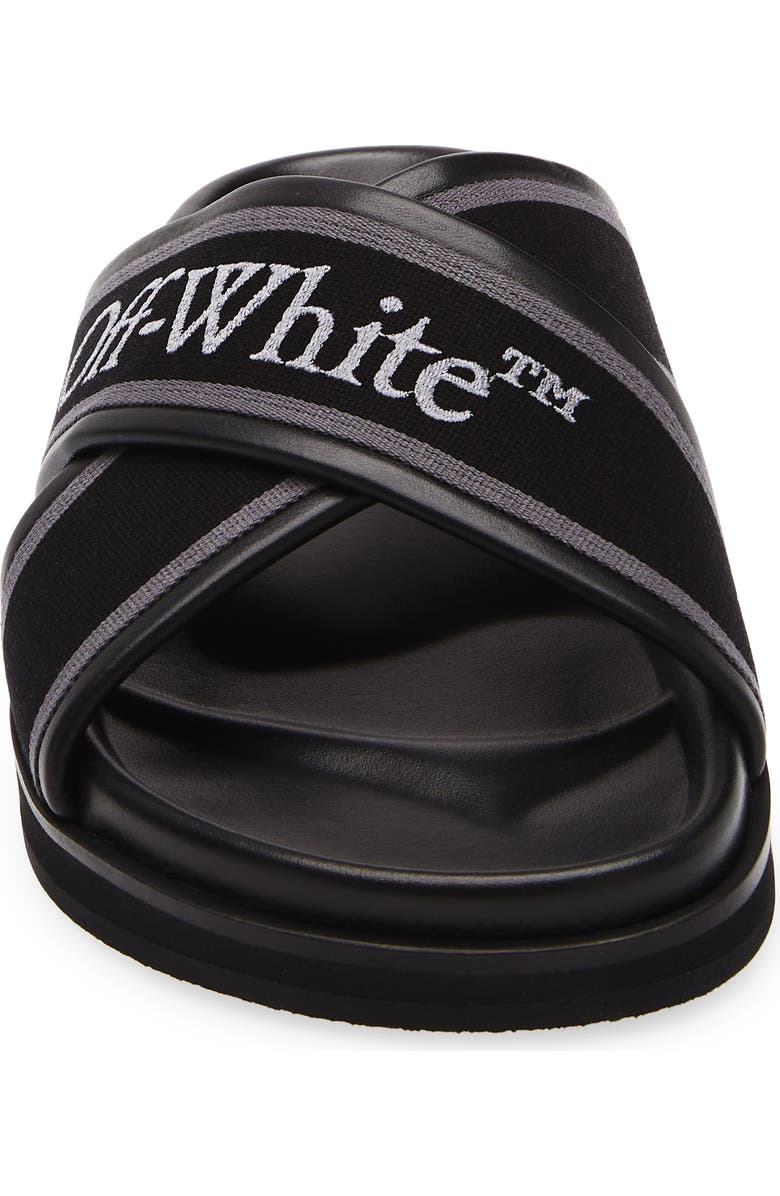 Off-White Cloud Crisscross Slide Sandal, Alternate, color,