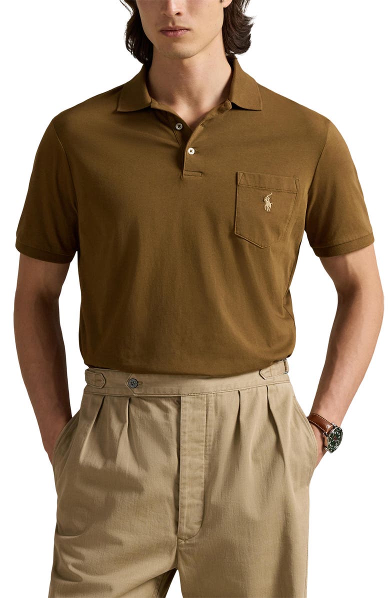 Polo Ralph Lauren Classic Fit Cotton Pocket Polo, Main, color,