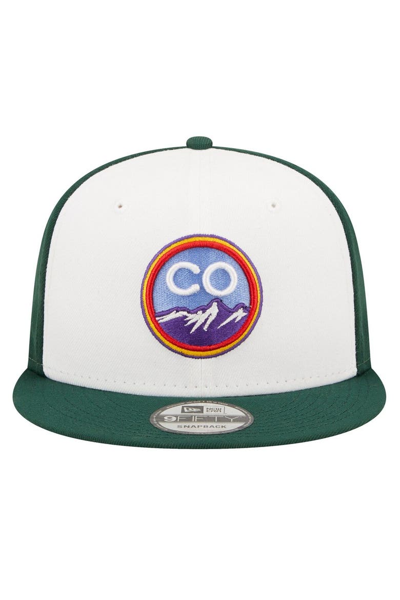 Youth New Era White Colorado Rockies 2022 City Connect 9FIFTY Snapback Adjustable Hat, Alternate, color, White