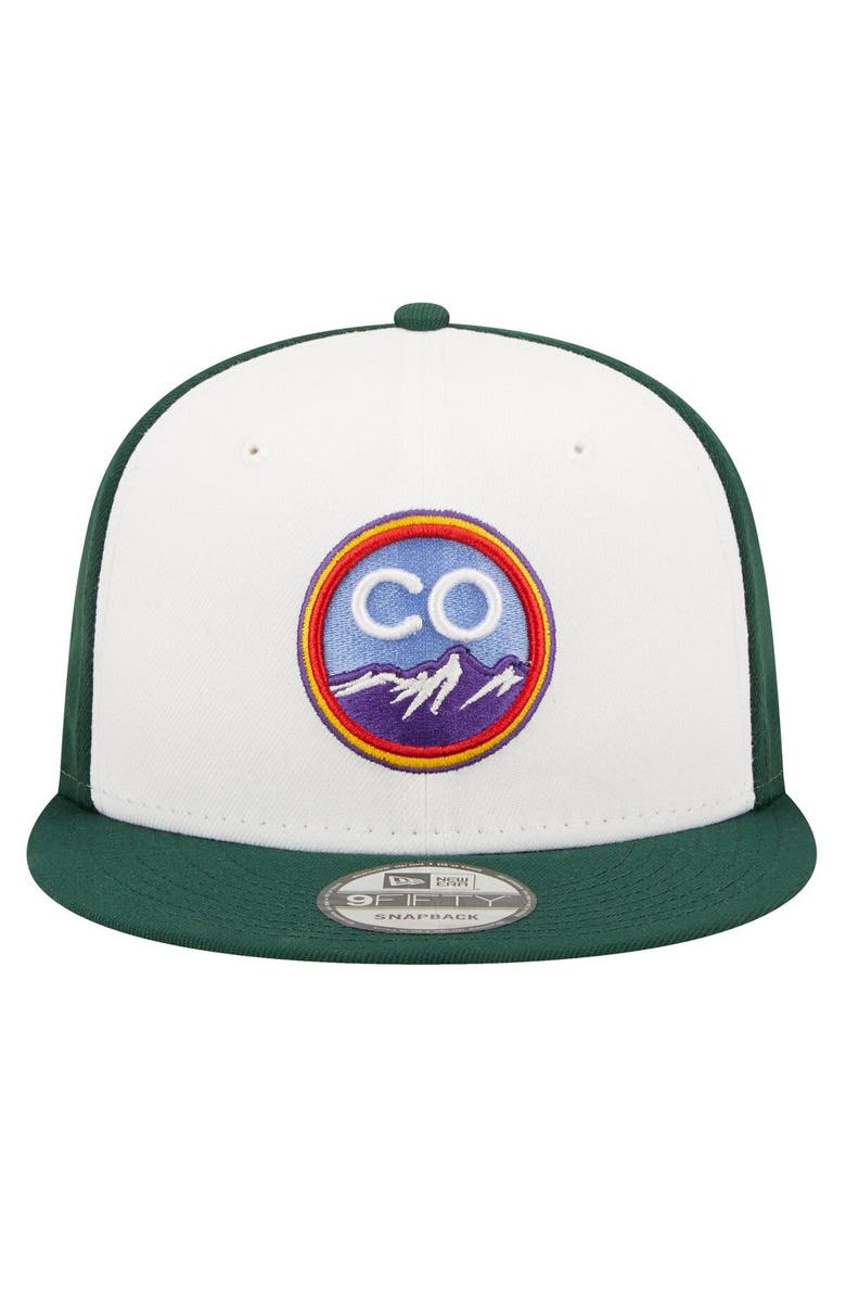 New Era Youth New Era White Colorado Rockies 2022 City Connect 9FIFTY Snapback Adjustable Hat, Alternate, color, 