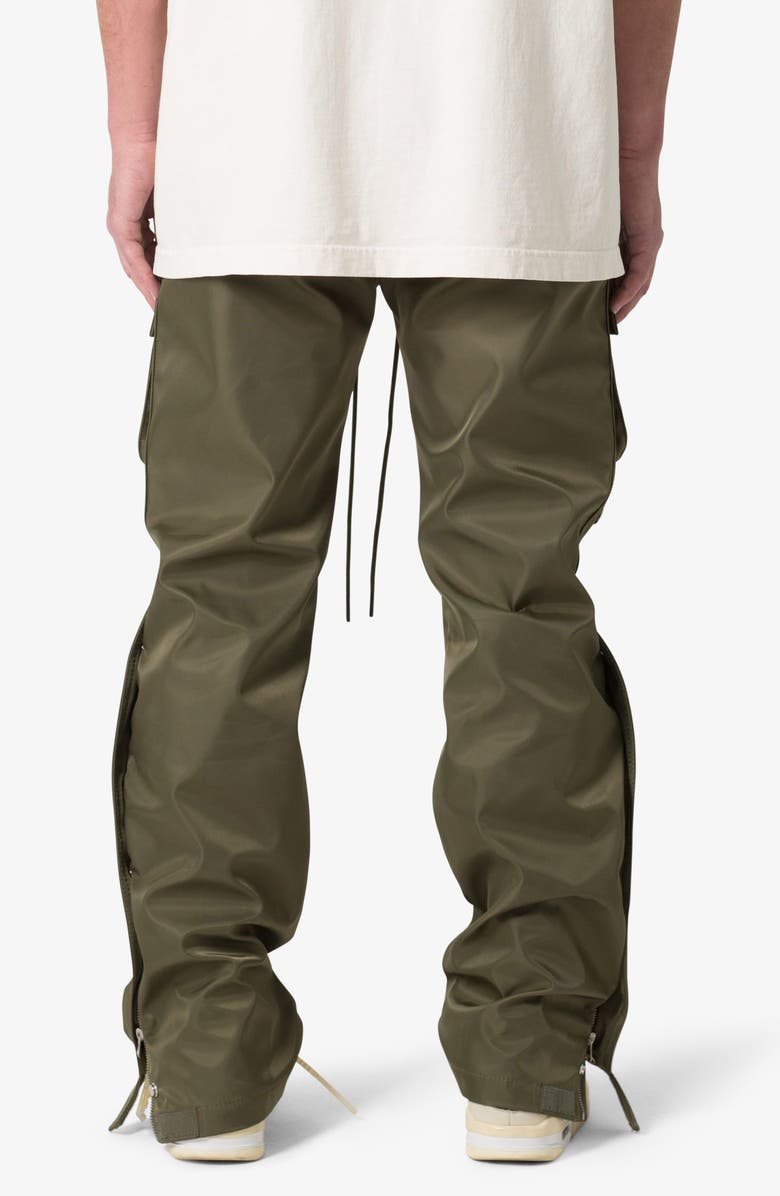 mnml Snap Front Cargo Pants, Alternate, color, Olive