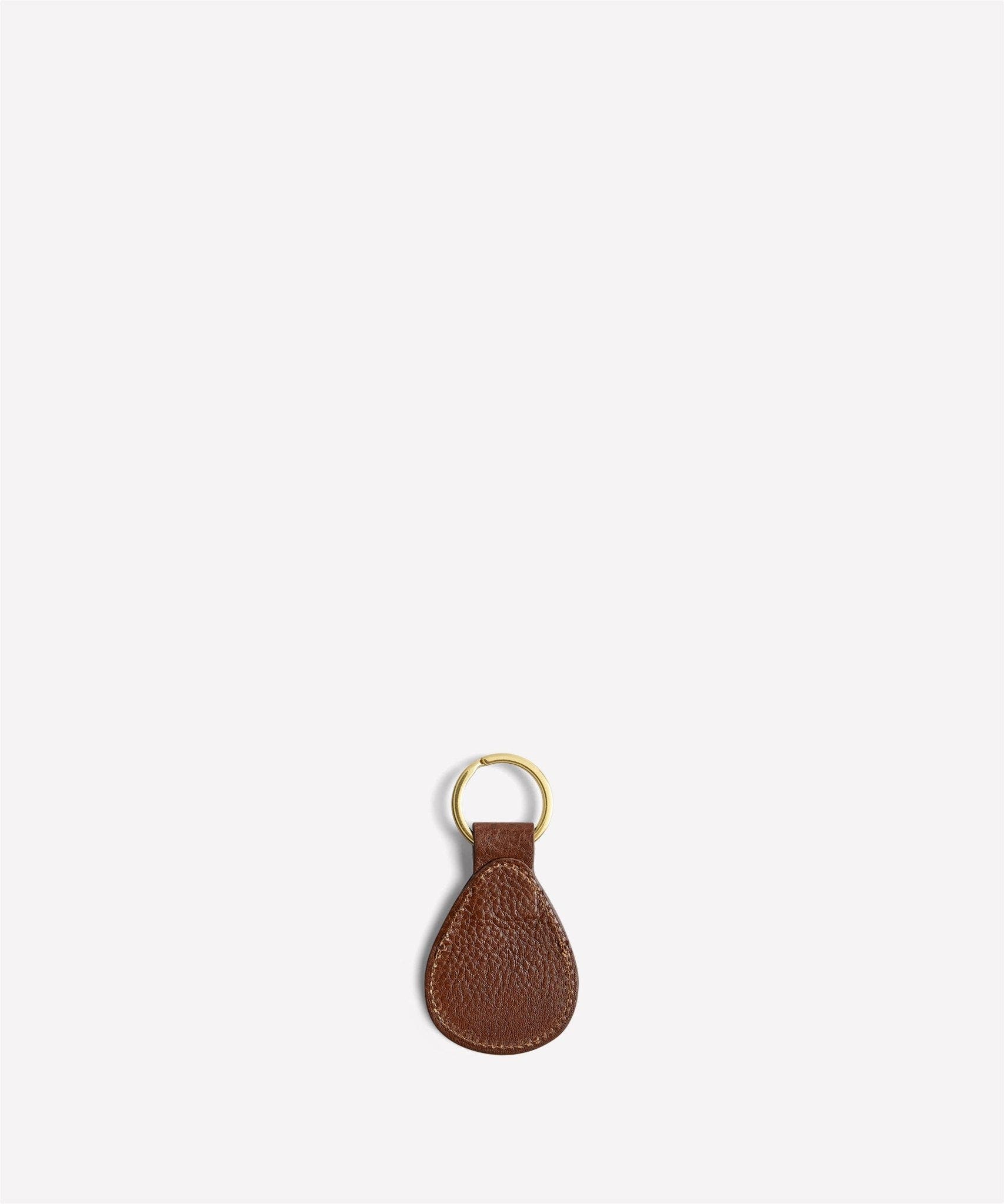 Air Tag Fob, Alternate, color, Vintage Chestnut Leather