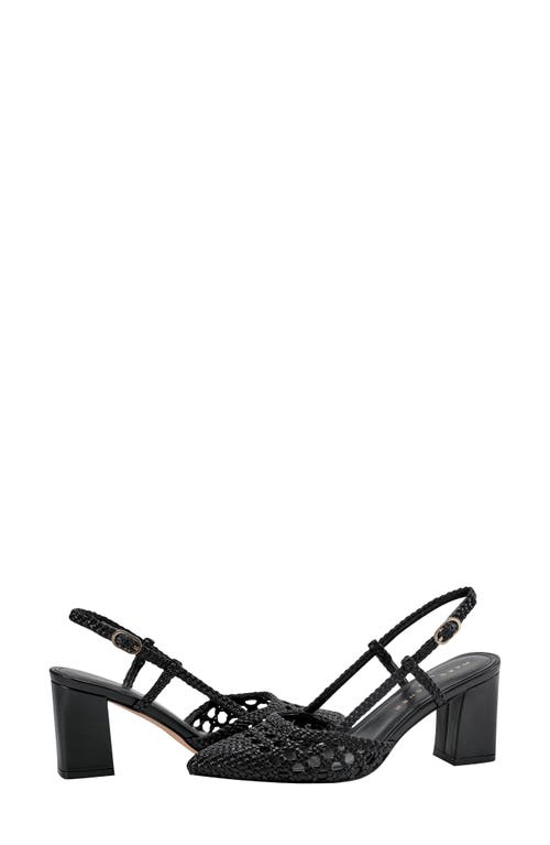 Marc Fisher Ltd Zunnie Slingback Pointed Toe Pump In Black