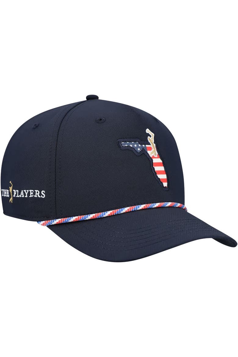Men's Ahead  Navy THE PLAYERS Americana Alto Rope Adjustable Hat, Main, color, Navy