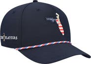 AHEAD Men's Ahead  Navy THE PLAYERS Americana Alto Rope Adjustable Hat