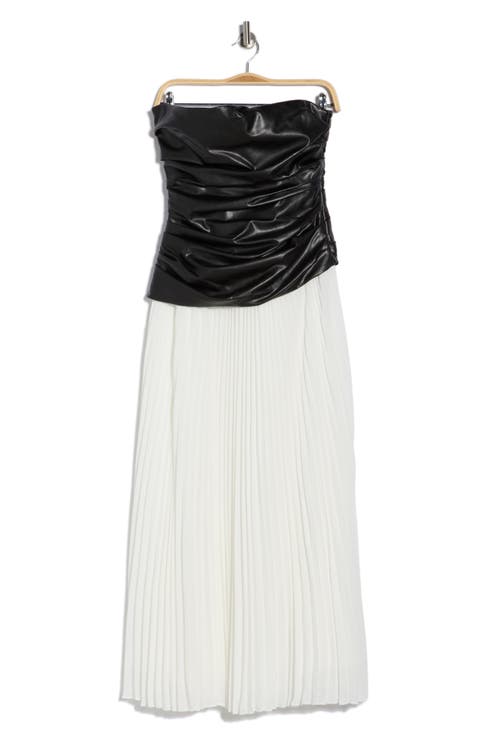 Arie Strapless Bustier Midi Dress