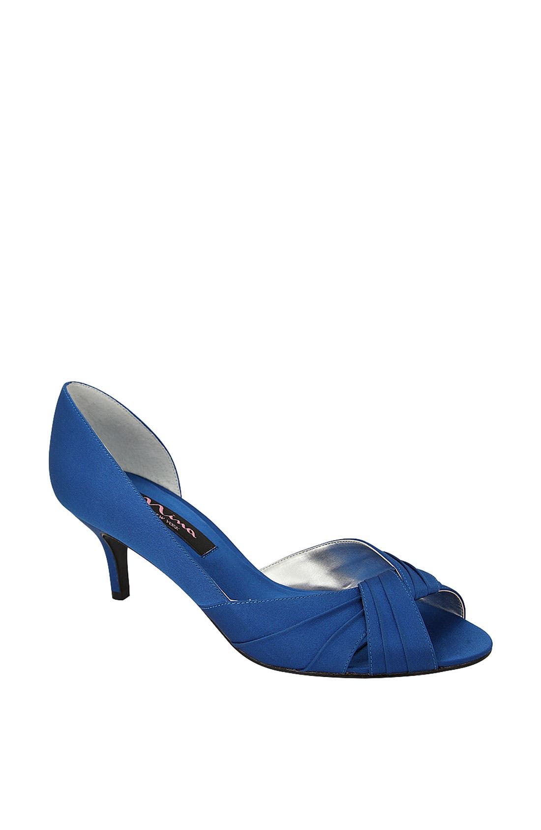 'Culver' d'Orsay Pump, Main, color, AZUL SATIN