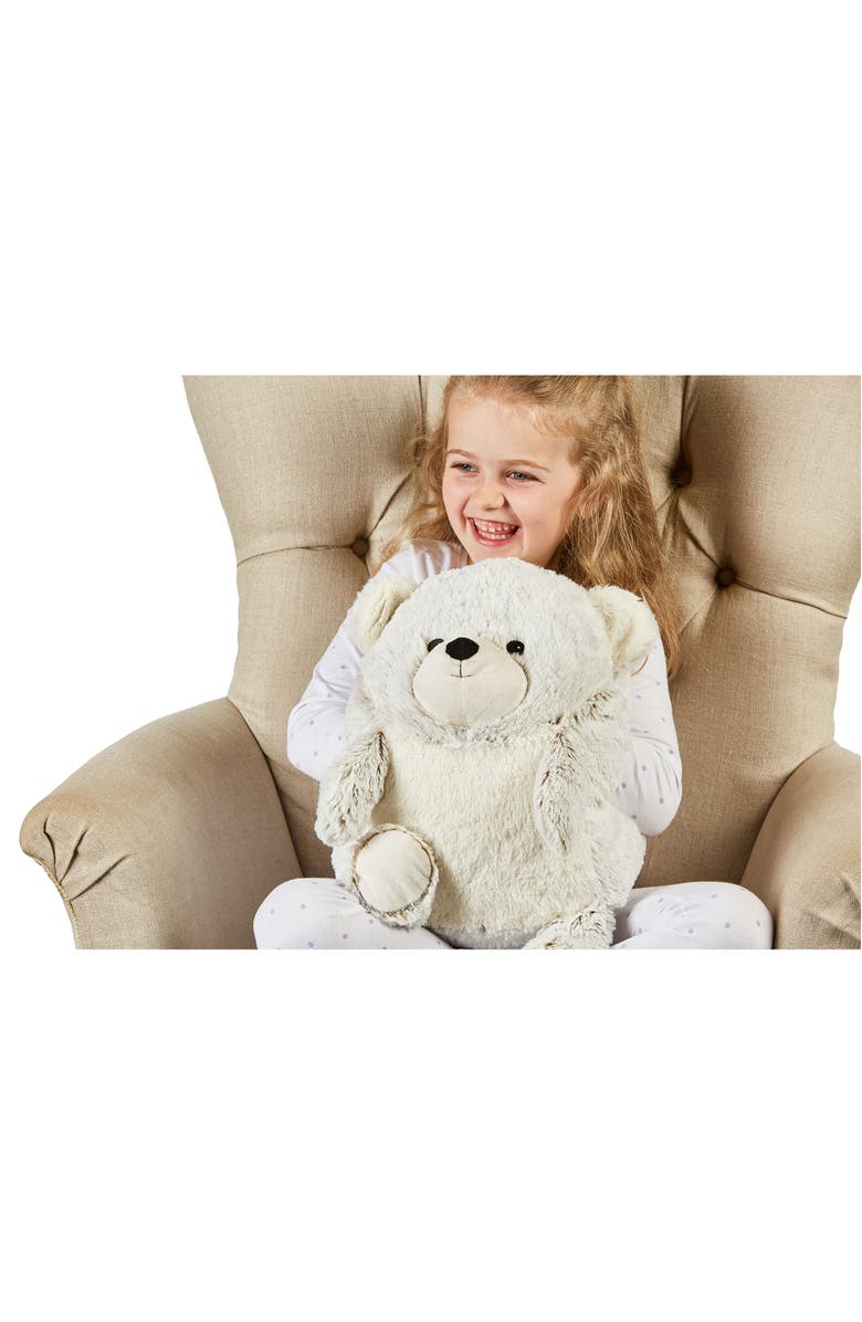 Warmies Supersized Bear Hand Warmer Plush Toy, Alternate, color, Light Brown