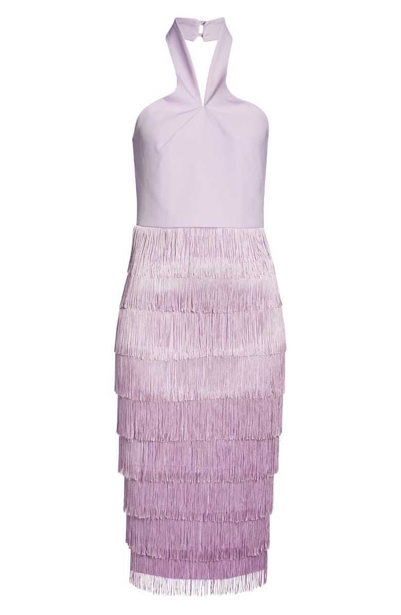 Lavish Alice Halter Fringe Dress | Nordstrom