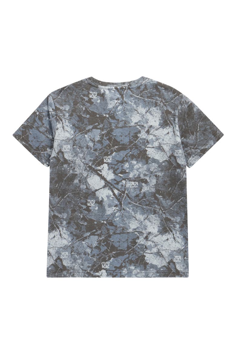 Kids' Camo Print T-Shirt, Alternate, color, BLACK