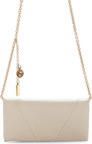Chloé Spin Leather Wallet On A Chain