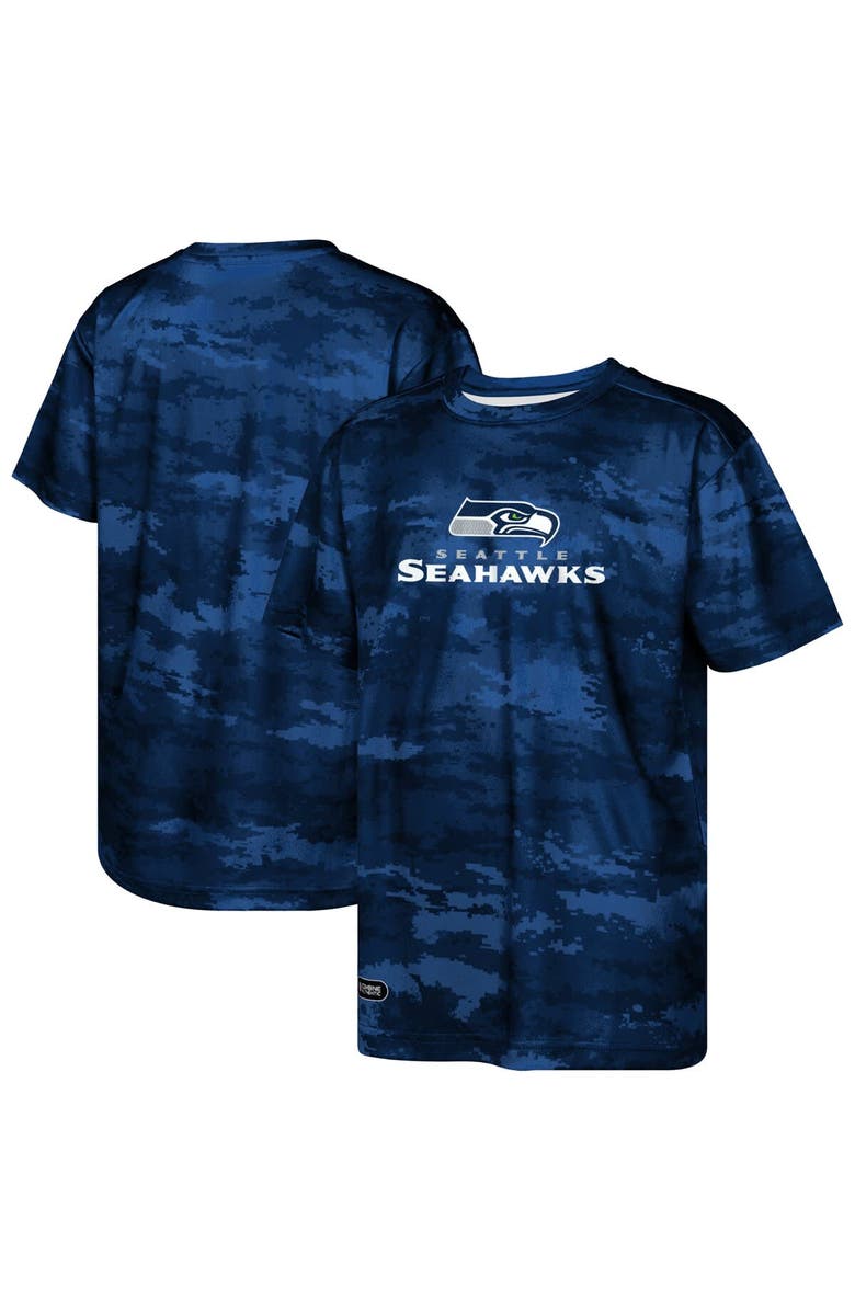 Outerstuff Preschool College Navy Seattle Seahawks Scrimmage T-Shirt, Main, color, 