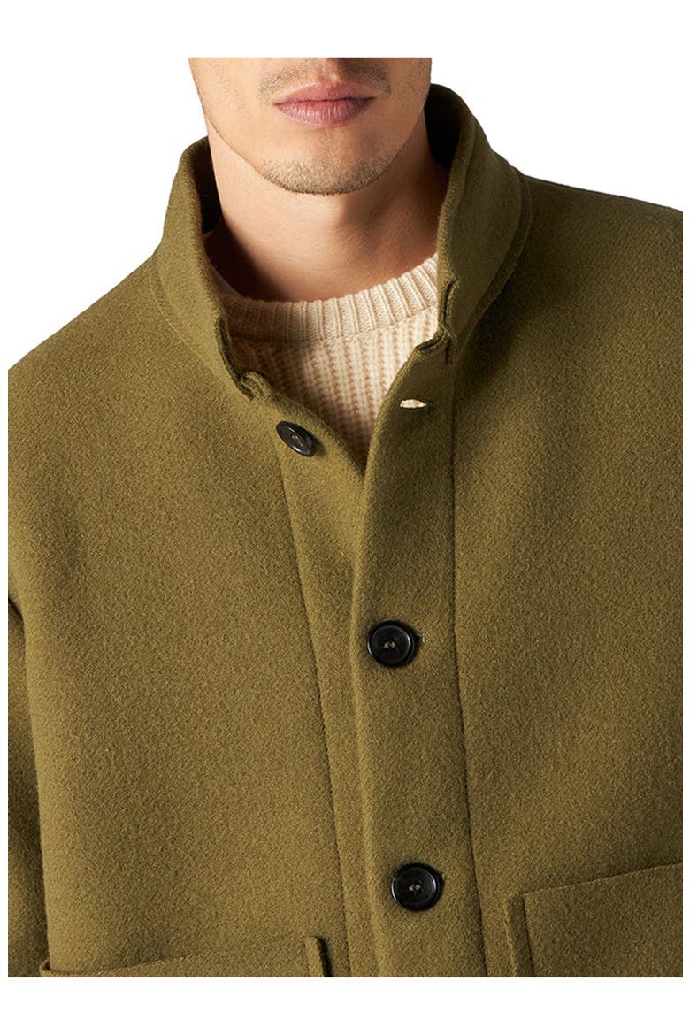 Miller Short Virgin Wool Jacket, Alternate, color, OLIVE