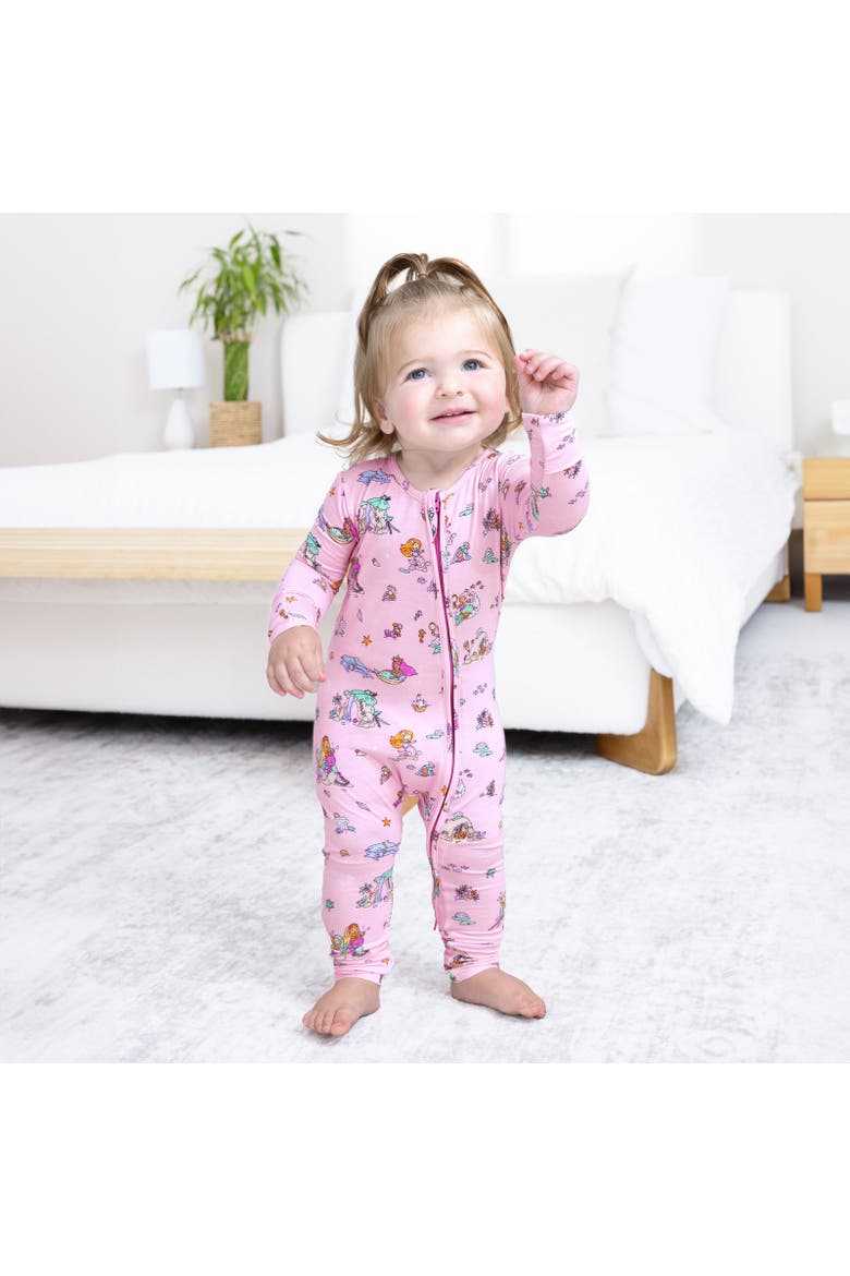Baby Mermaid Lagoon Convertible Footie, Alternate, color, Mermaid Lagoon