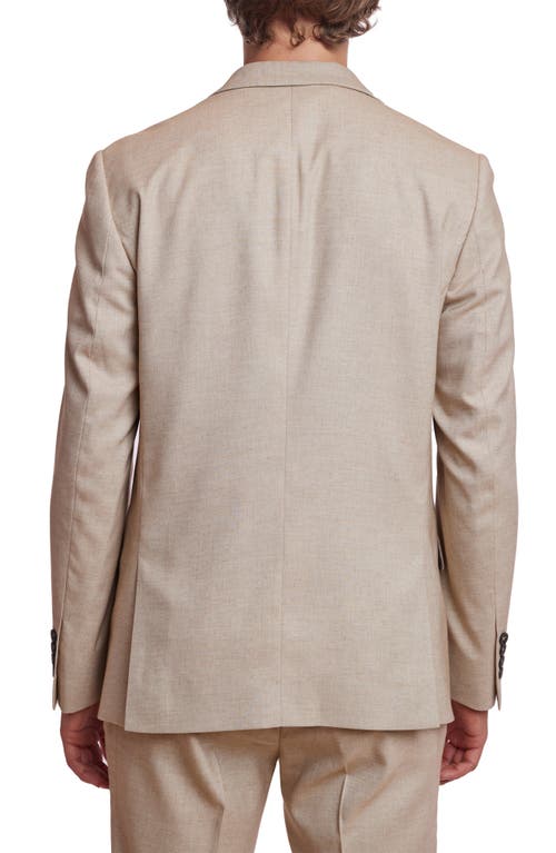 Paisley & Gray Ashton Slim Fit Linen-blend Jacket In Neutral