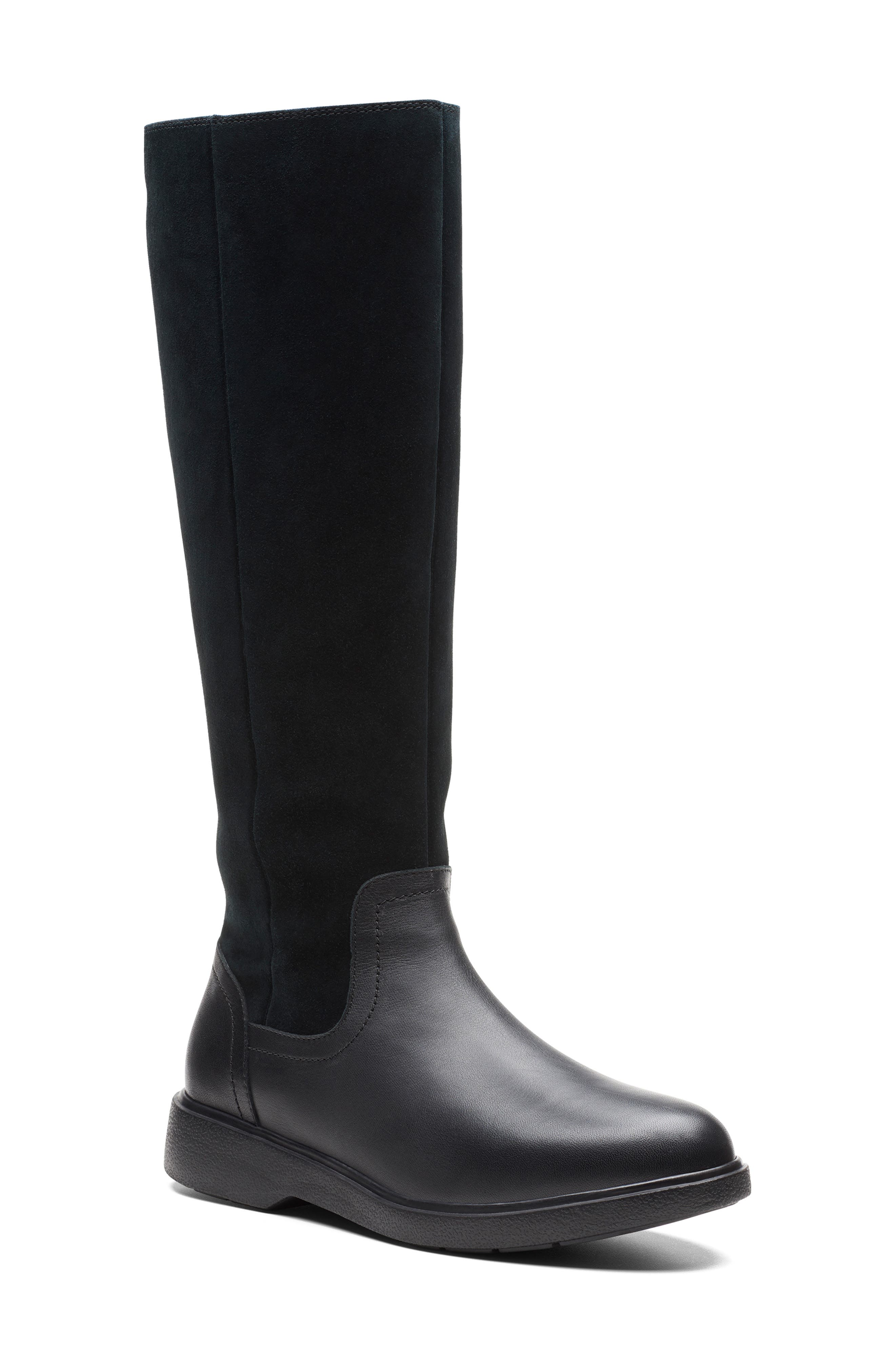 Clarks<sup>®</sup> Unstructured Elda Waterproof Boot, Main, color, 