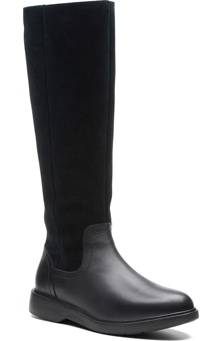 Clarks<sup>®</sup> Unstructured Elda Waterproof Boot, Main, color,