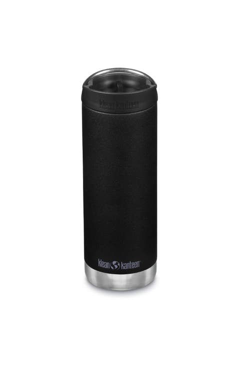 TKWide Insulated Coffee Tumbler with Cafe Cap - Stainless Steel Water Bottle & Thermal Tumbler - 16 oz