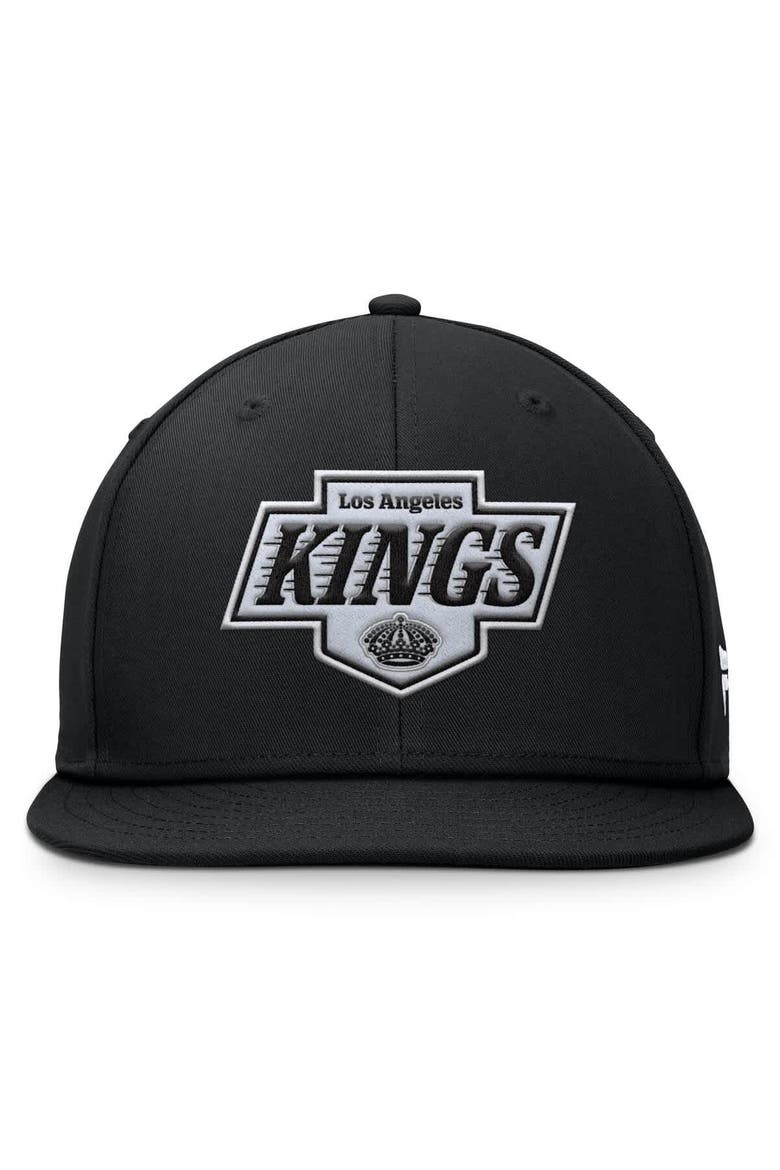 Men's Fanatics Black Los Angeles Kings Primary Logo Snapback Hat, Alternate, color, Black