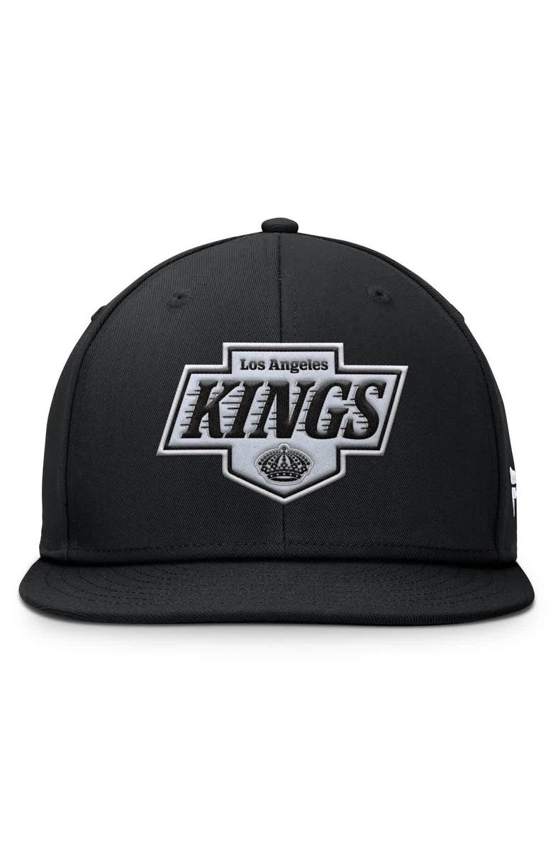 FANATICS Men
s Fanatics Black Los Angeles Kings Primary Logo Snapback Hat, Alternate, color, Black