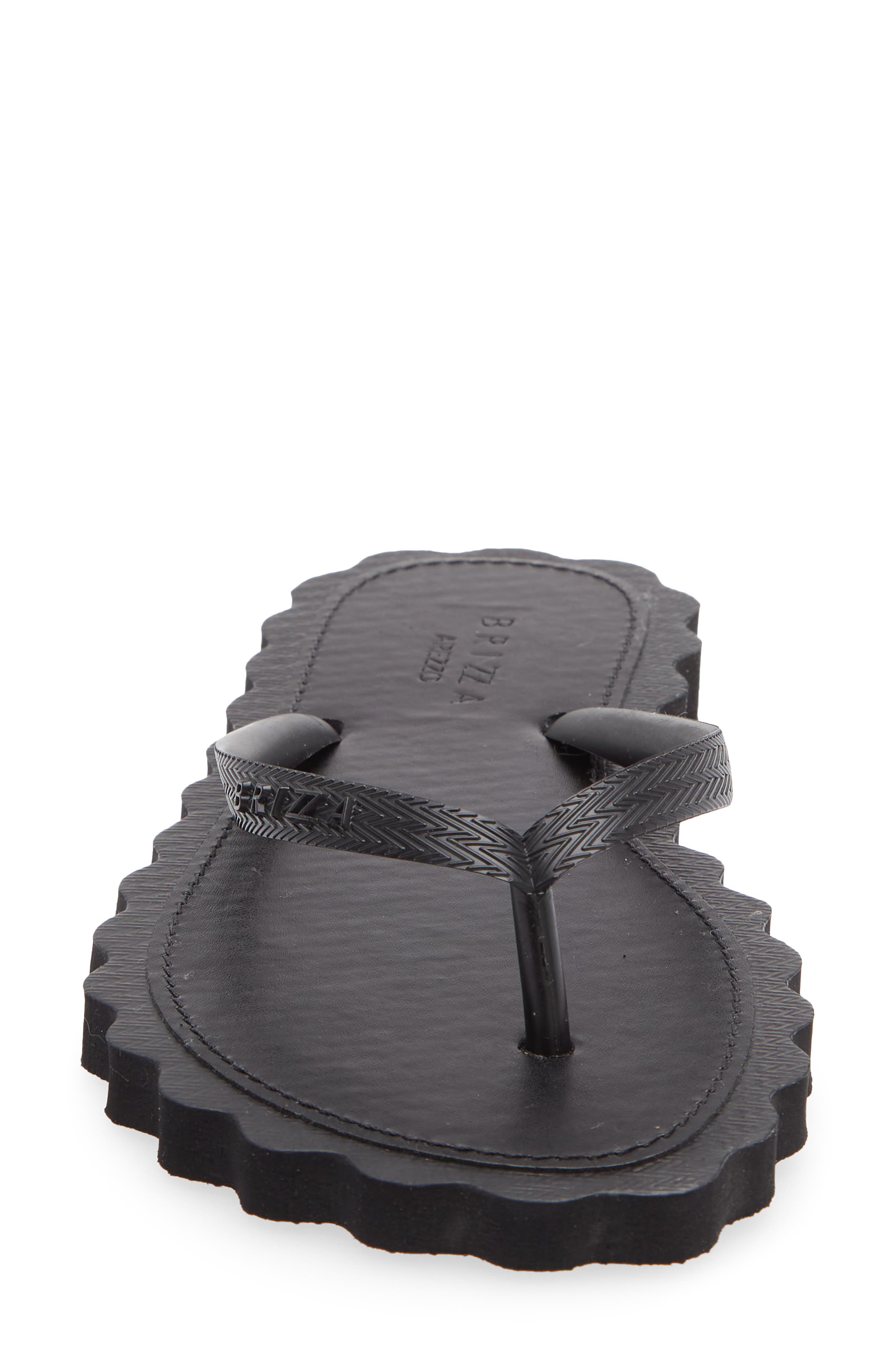 BRIZZA Cookie Cutter Flip Flop, Alternate, color, Black