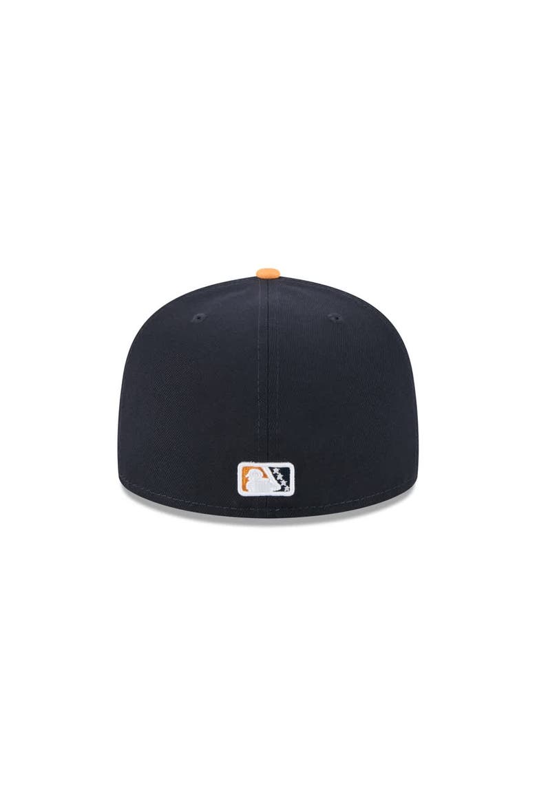 Men's New Era  Navy Chattanooga Lookouts Theme Nights 59FIFTY Fitted Hat, Alternate, color, Navy