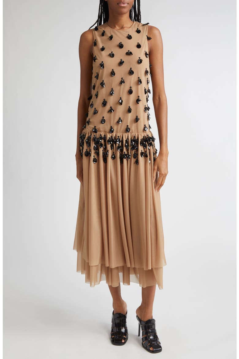 Embellished Cocktail Dress, Main, color, GINGER