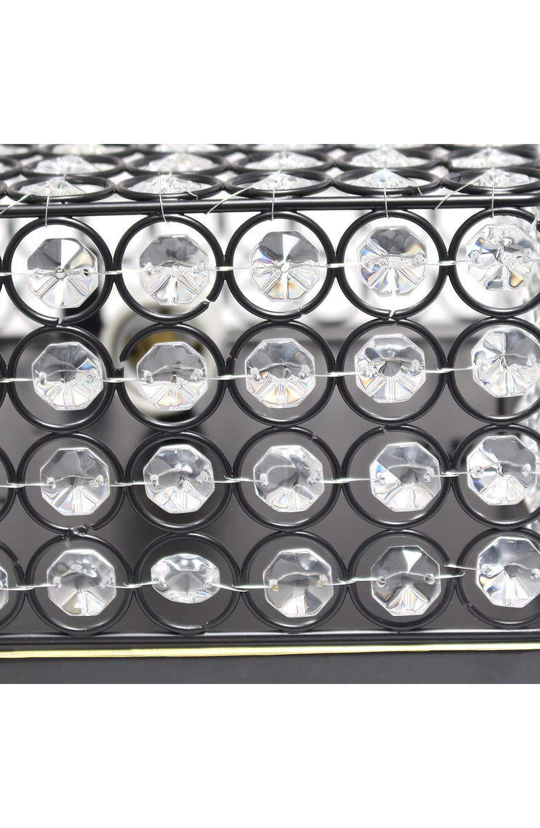 LALIA HOME Glam 2 Light Square Crystal Flush Mount, Alternate, color, 