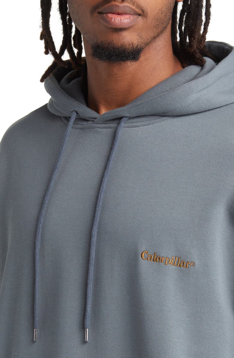 CAT WWR Colorblock Logo Embroidered Hoodie | Nordstromrack