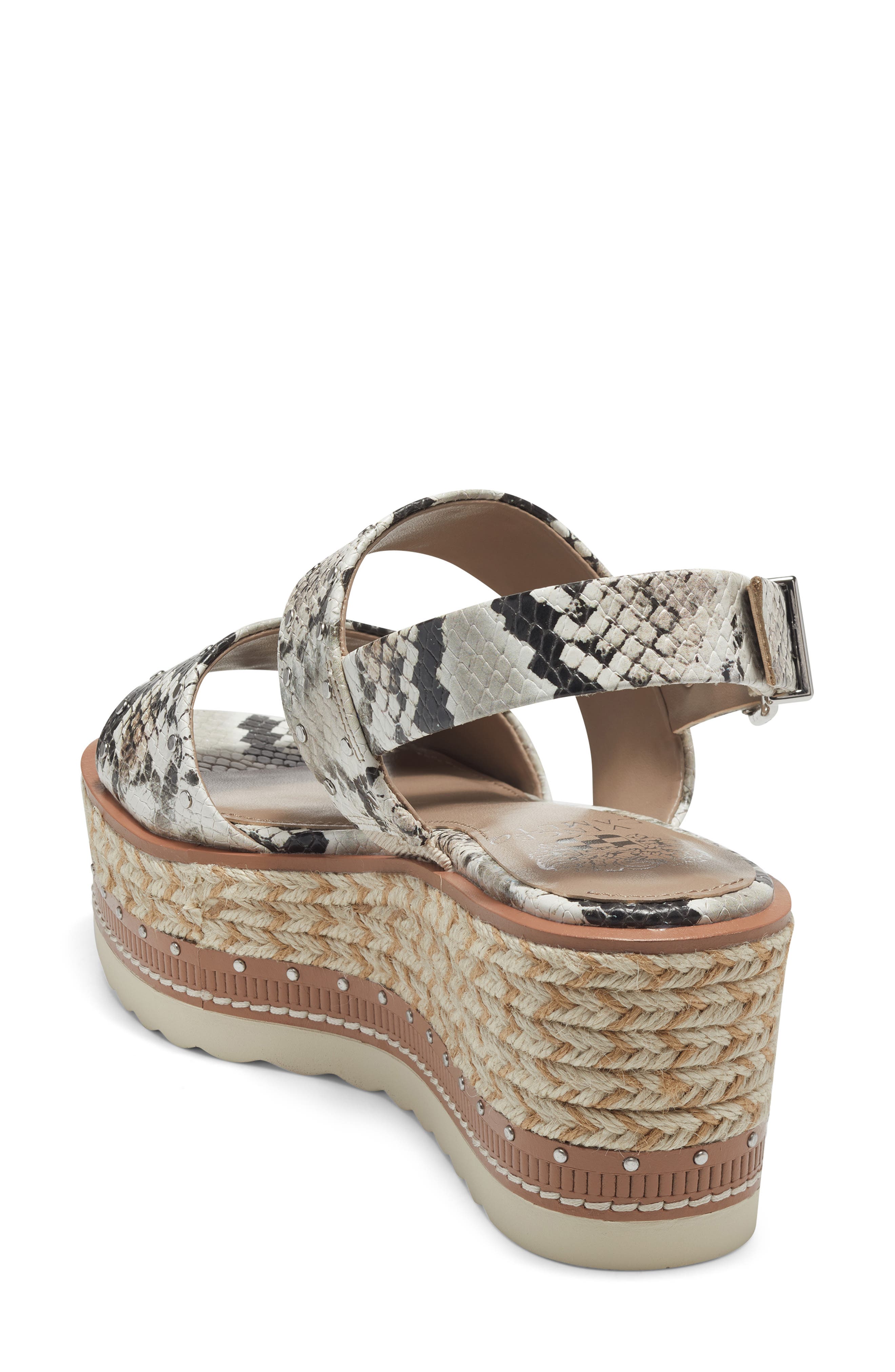 Marsa Espadrille Platform Wedge Sandal, Alternate, color, TAUPE