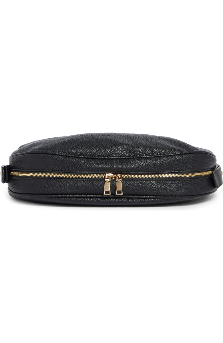 Melie Bianco Hayden Faux Leather Crossbody Bag, Alternate, color, Black