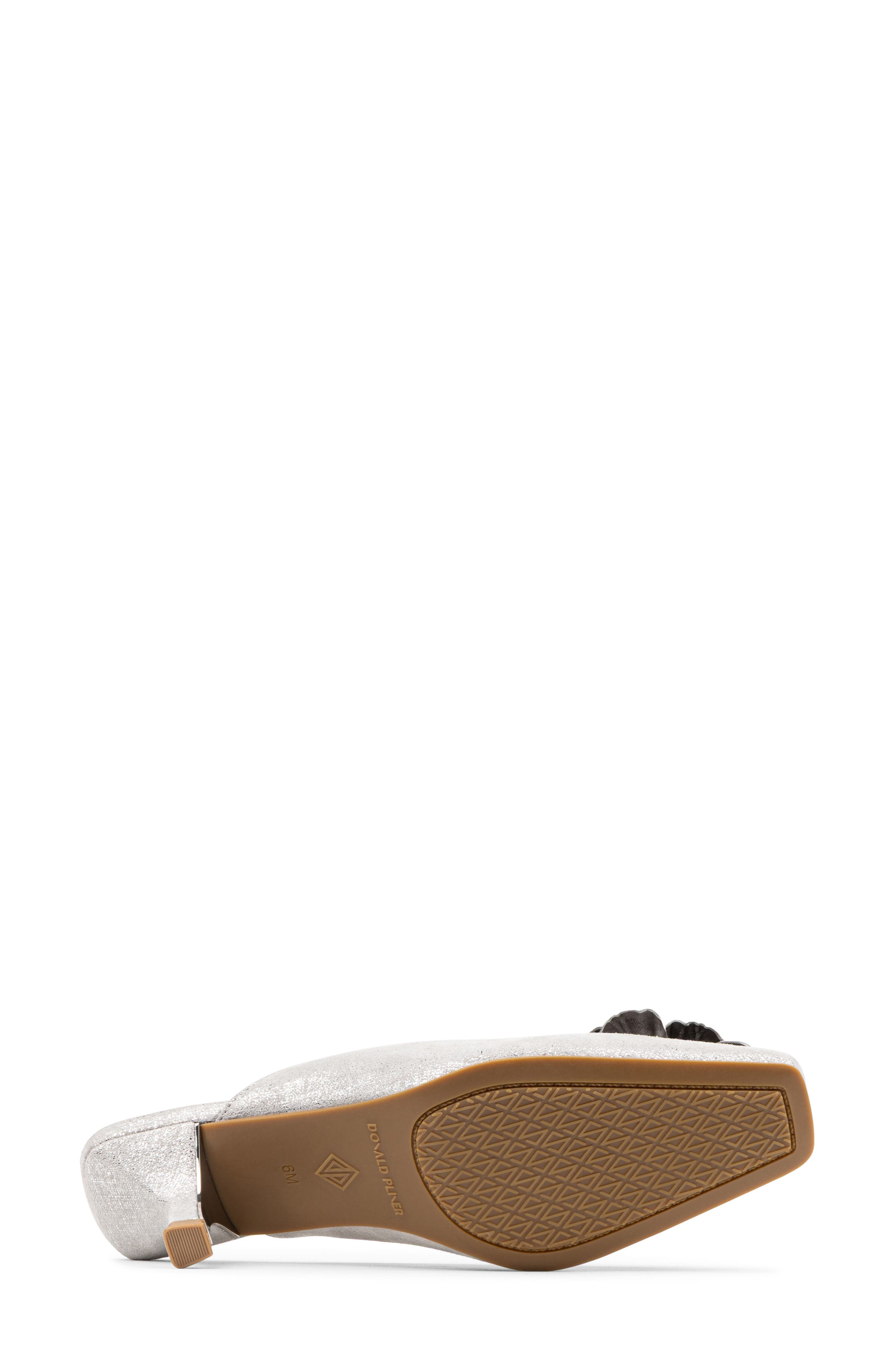 Donald Pliner Kalinna Square Toe Mule, Alternate, color, Silver