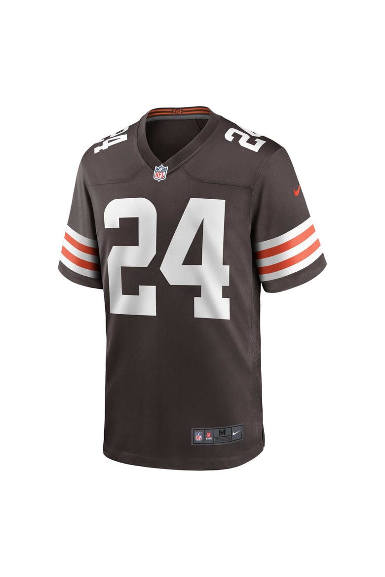 Men's Nike Nick Chubb Brown Cleveland Browns Game Jersey, Alternate, color, Brown